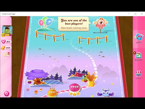 Candy Crush Saga LAST Level 8945 NO BOOSTERS