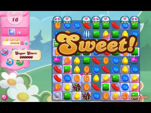 Candy Crush Saga Level 12334 (3 stars, No boosters)