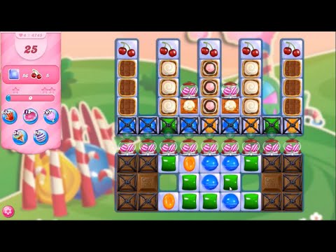 Candy Crush Saga Level 4745 NO BOOSTERS