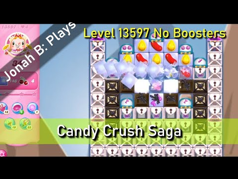 Candy Crush Saga Level 13597 No Boosters