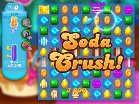 Candy Crush Soda Saga Level 1881 (3 stars, NO boosters)