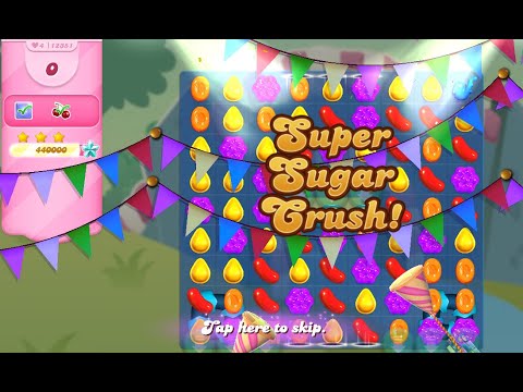 Candy Crush Saga Level 12351 (3 stars, No boosters)