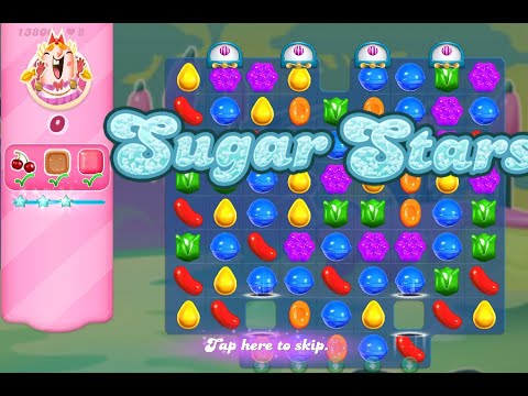 Candy Crush Saga Level 13806 (2nd version, Sugar stars, NO boosters)