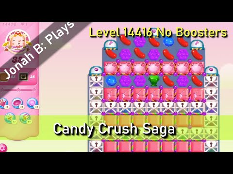 Candy Crush Saga Level 14416 No Boosters