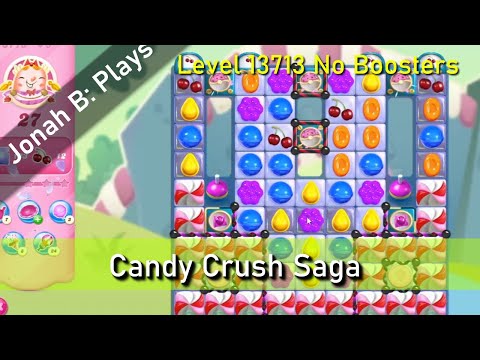 Candy Crush Saga Level 13713 No Boosters