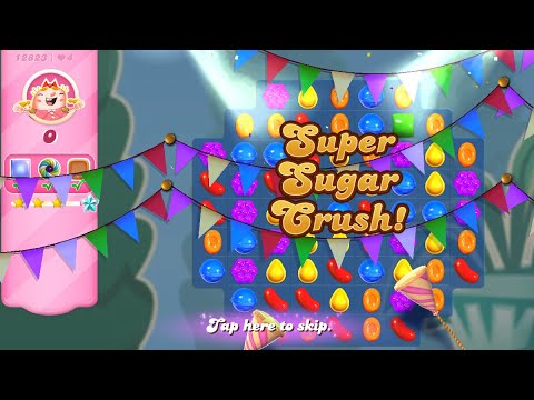 Candy Crush Saga Level 12823 (3 stars, No boosters)