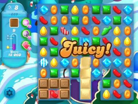 Candy Crush Soda Saga Level 669 - NO BOOSTERS