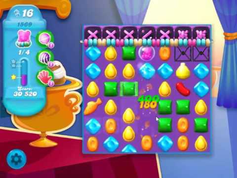 Candy Crush Soda Saga Level 1569 - NO BOOSTERS