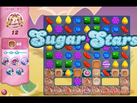 Candy Crush Saga Level 14149 (2nd version, Sugar stars, Impossible without boosters)