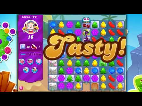 Candy Crush Saga Level 10636 - 1 Stars, 26 Moves Completed, No Boosters