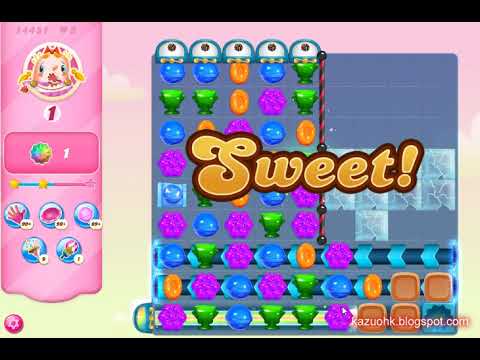 Candy Crush Saga Level 14451 (Impossible without boosters)