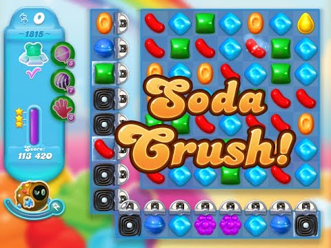 Candy Crush Soda Saga Level 1815 (3 stars, NO boosters)