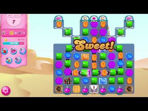 Candy Crush Saga Level 8212 NO BOOSTERS