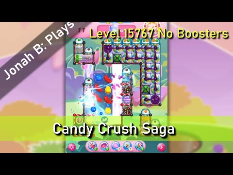 Candy Crush Saga Level 15767 No Boosters