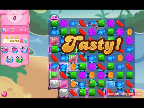 Candy Crush Saga Level 11986 (3 stars, No boosters)