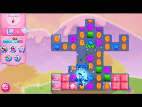 Candy Crush Saga LEVEL 6718 NO BOOSTERS