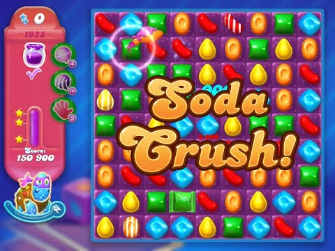 Candy Crush Soda Saga Level 1928 (3 stars, NO boosters)