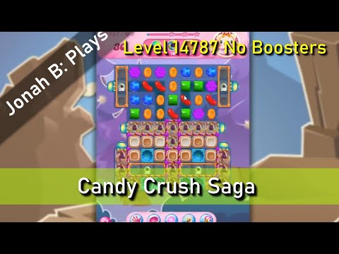 Candy Crush Saga Level 14787 No Boosters