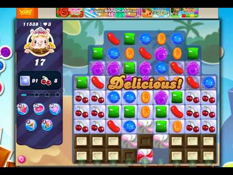 Candy Crush Saga Level 11538 - 20 Moves  NO BOOSTERS