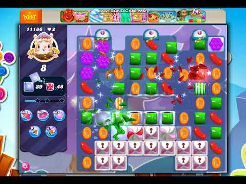 Candy Crush Saga Level 11186 - 21 Moves  NO BOOSTERS