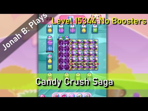 Candy Crush Saga Level 15344 No Boosters