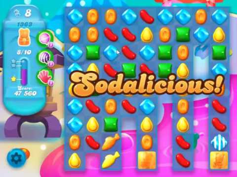 Candy Crush Soda Saga Level 1363 - NO BOOSTERS