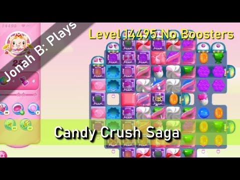 Candy Crush Saga Level 14495 No Boosters