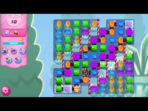 Candy Crush Saga LEVEL 7421 NO BOOSTERS