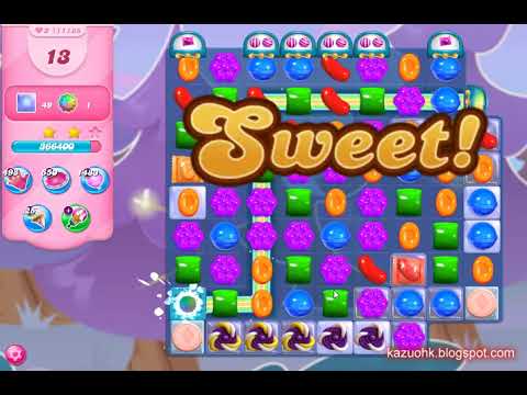 Candy Crush Saga Level 11185 (3 stars, No boosters)