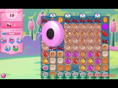 Candy Crush Saga Level 12466 (Impossilbe without boosters in 2nd version)