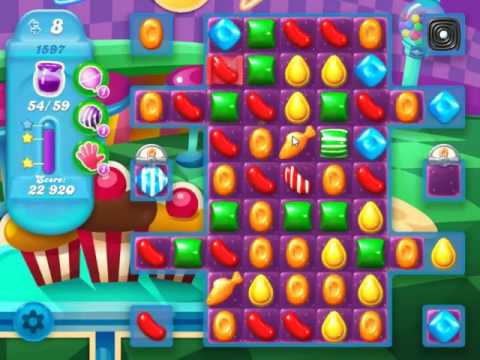 Candy Crush Soda Saga Level 1597 - NO BOOSTERS