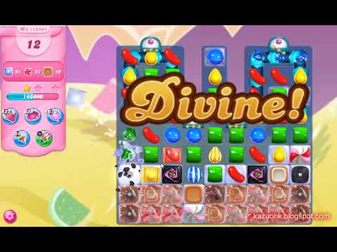 Candy Crush Saga Level 12491 (3 stars, No boosters, 2nd version)