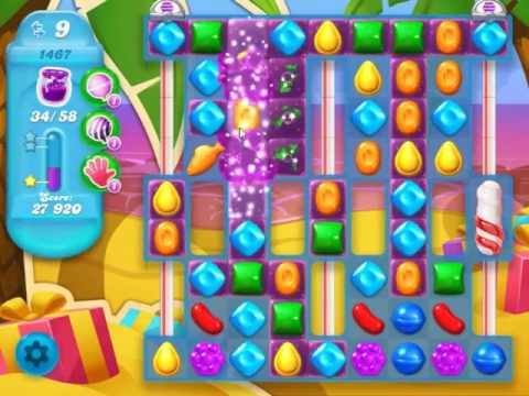 Candy Crush Soda Saga Level 1467 - NO BOOSTERS