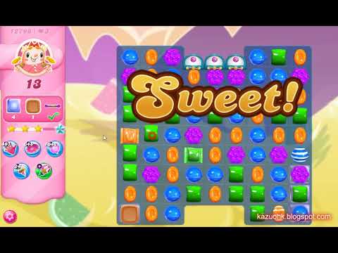 Candy Crush Saga Level 12798 (3 stars, No boosters)