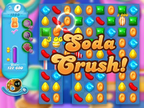 Candy Crush Soda Saga Level 1800 (3 stars, NO boosters)