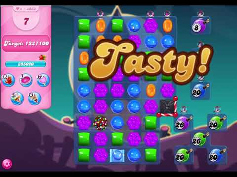 Candy Crush Saga Level 3883 NO BOOSTERS