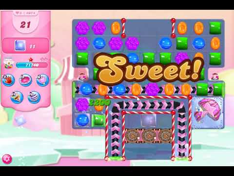 Candy Crush Saga Level 4074 NO BOOSTERS