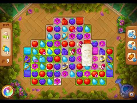 GardenScapes Level 1949 no boosters (18 moves)