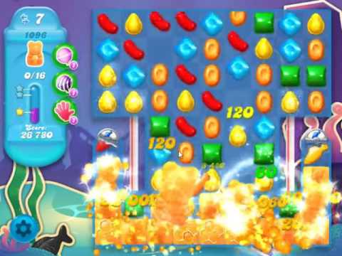 Candy Crush Soda Saga Level 1096 - NO BOOSTERS