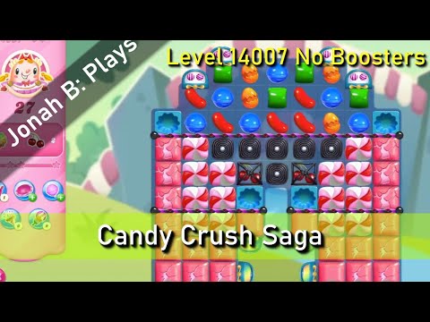 Candy Crush Saga Level 14007 No Boosters