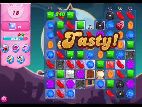 Candy Crush Saga Level 3885 NO BOOSTERS