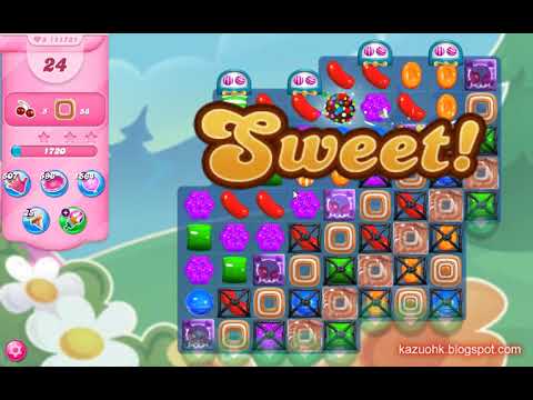 Candy Crush Saga Level 11721 (3 stars, No boosters)