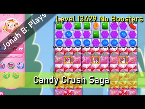 Candy Crush Saga Level 13429 No Boosters