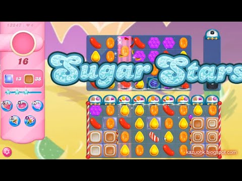 Candy Crush Saga Level 13247 (Sugar stars, No boosters)