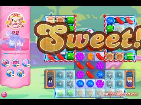 Candy Crush Saga Level 13812 (2nd version, 3 stars, NO boosters)