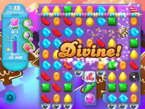 Candy Crush Soda Saga Level 649 - NO BOOSTERS