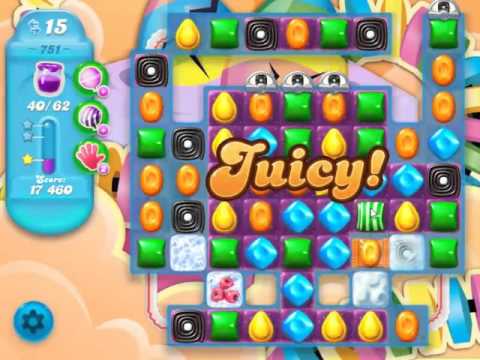 Candy Crush Soda Saga Level 751 - NO BOOSTERS