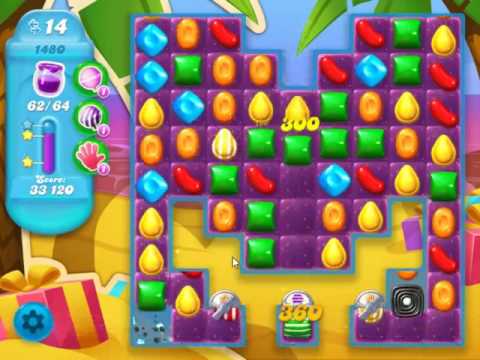 Candy Crush Soda Saga Level 1480 - NO BOOSTERS