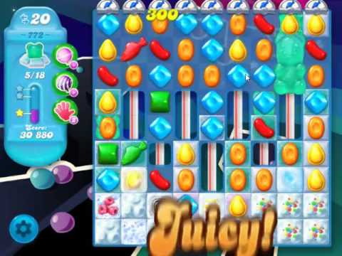 Candy Crush Soda Saga Level 772 - NO BOOSTERS