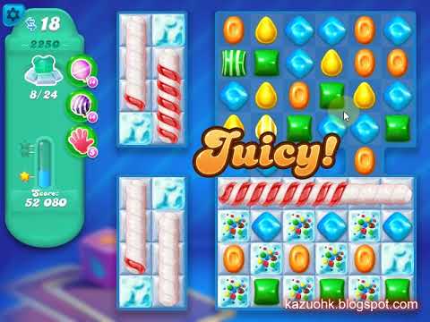 Candy Crush Soda Saga Level 2250 (3 stars, NO boosters)